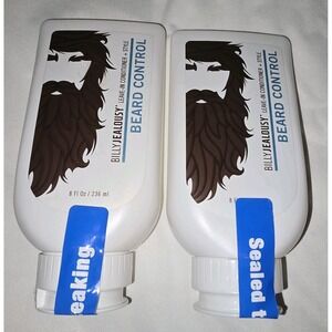 LOT OF 2 Billy Jealousy ~Beard Control~ Leave in Conditioner Full Size